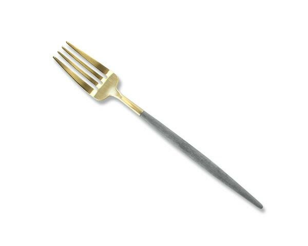 クチポール（Cutipol） ゴア/GOA ディナーフォーク グレーマットゴールド