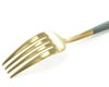 クチポール（Cutipol） ゴア/GOA ディナーフォーク グレーマットゴールド