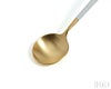 クチポール（Cutipol） ゴア/GOA デザートスプーン ホワイトマットゴールド