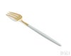 クチポール（Cutipol） ゴア/GOA ケーキフォーク ホワイトマットゴールド