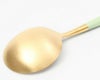 クチポール（Cutipol） ゴア/GOA デザートスプーン セラドンマットゴールド