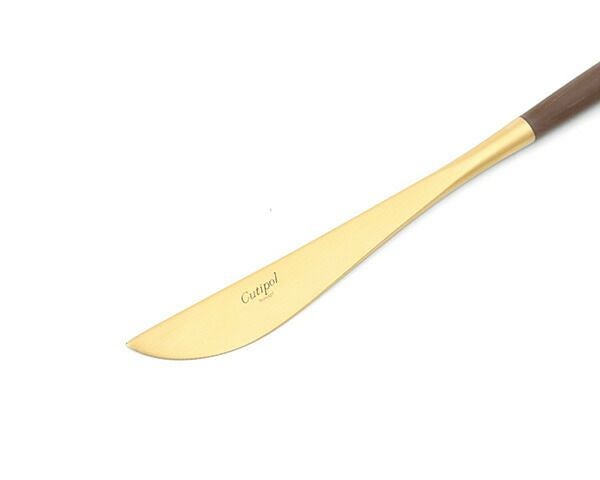 クチポール（Cutipol） ゴア/GOA ディナーナイフ ブラウンマットゴールド