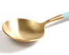 クチポール（Cutipol） ゴア/GOA デザートスプーン ターコイズマットゴールド