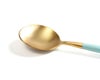 クチポール（Cutipol） ゴア/GOA コーヒー/ティースプーン ターコイズマットゴールド