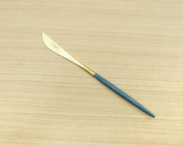 クチポール（Cutipol） ゴア/GOA デザートナイフ ブルーマットゴールド