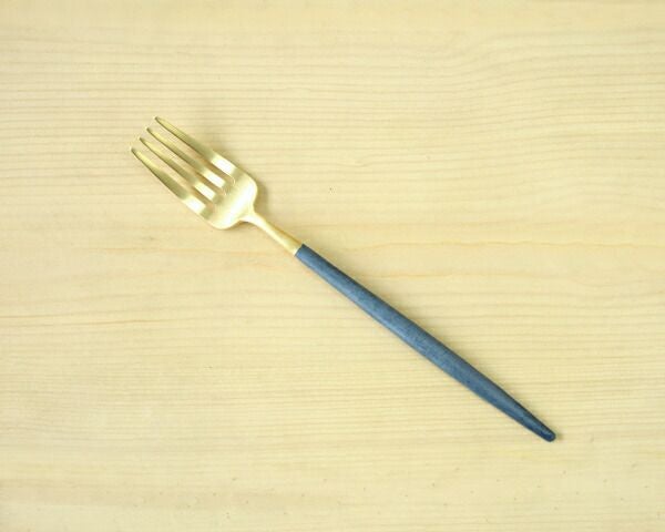 クチポール（Cutipol） ゴア/GOA デザートフォーク ブルーマットゴールド