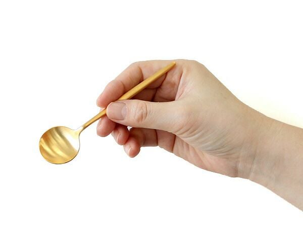 クチポール（Cutipol） ムーンマット/MOON MATT コーヒー／ティースプーン ゴールド