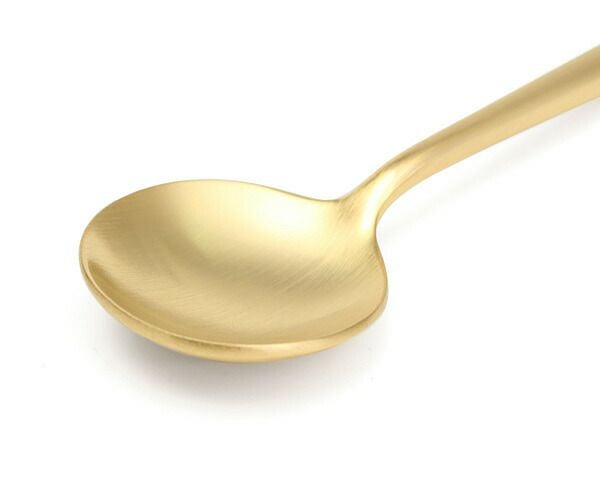 クチポール（Cutipol） ムーンマット/MOON MATT コーヒー／ティースプーン ゴールド