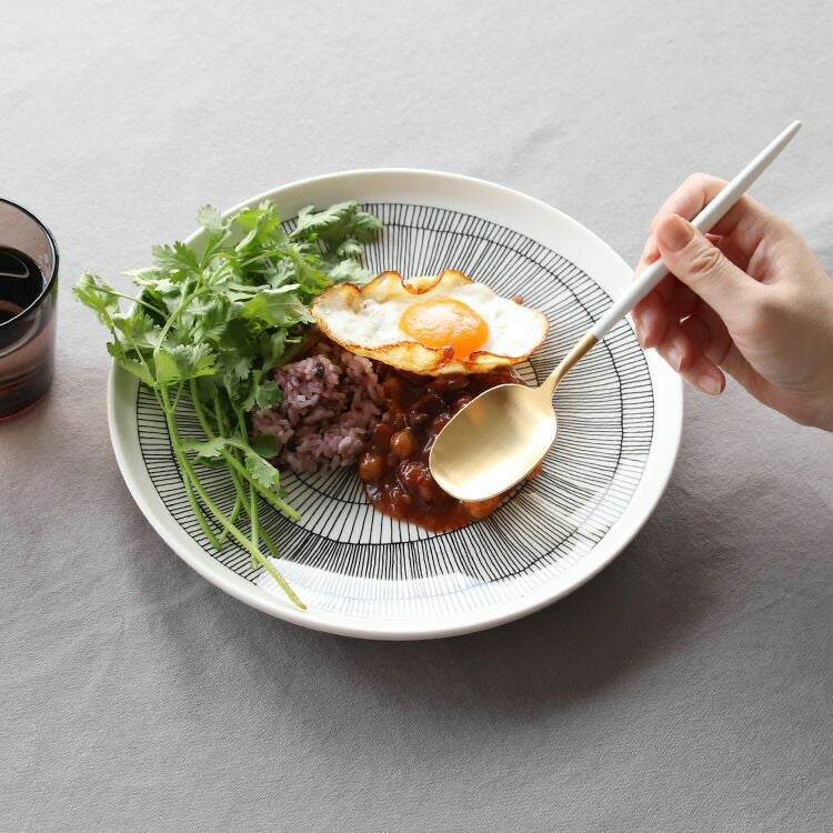 クチポール（Cutipol） ナウ/NAU ディナースプーン ホワイトマットゴールド