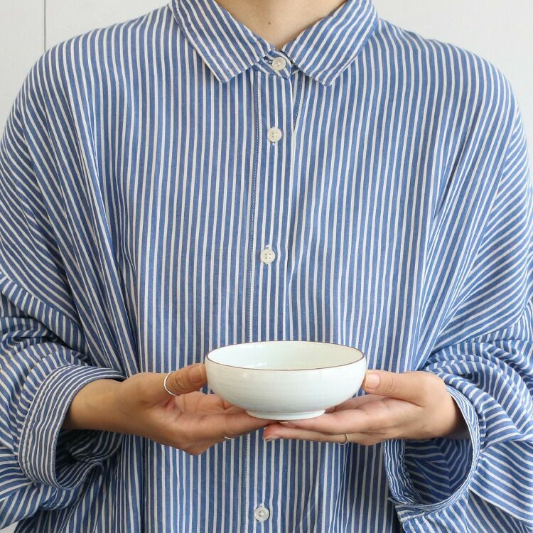 白山陶器 小鉢 12cm ホワイト