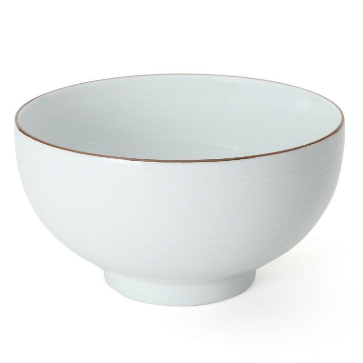 白山陶器 丼ぶり 18.5cm ホワイト