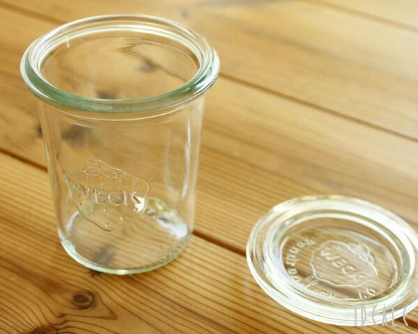 ウェック（WECK） モールド/Mold シェイプ ガラスキャニスター 160ml 直径Sサイズ