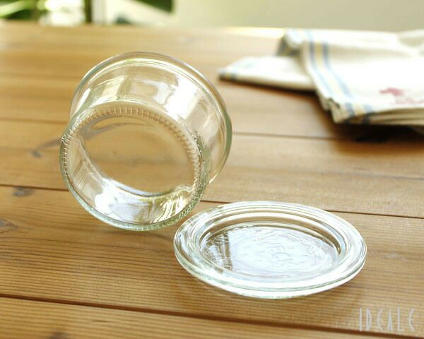 ウェック（WECK） モールド/Mold シェイプ ガラスキャニスター 165ml 直径Mサイズ