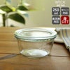 ウェック（WECK） モールド/Mold シェイプ ガラスキャニスター 250ml 直径Lサイズ