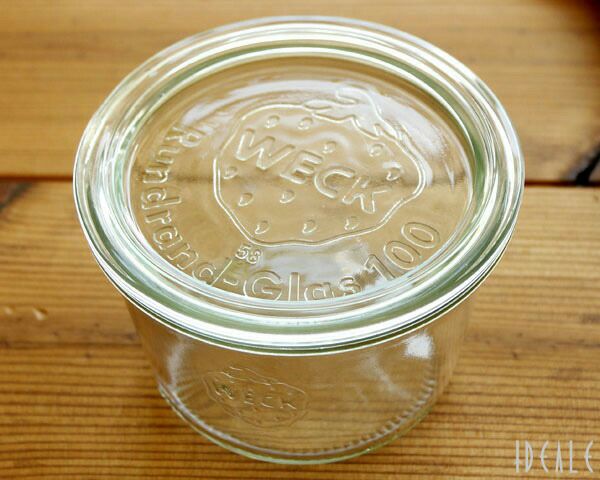 ウェック（WECK） モールド/Mold シェイプ ガラスキャニスター 300ml 直径Lサイズ