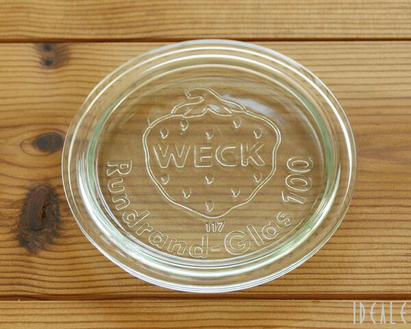 ウェック（WECK） モールド/Mold シェイプ ガラスキャニスター 500ml 直径Lサイズ