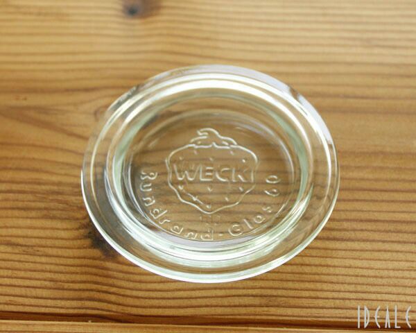 ウェック（WECK） モールド/Mold シェイプ ガラスキャニスター 80ml 直径Sサイズ