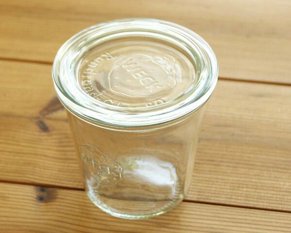 ウェック（WECK） モールド/Mold シェイプ ガラスキャニスター 290ml 直径Mサイズ 6個セット