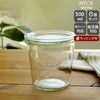 ウェック（WECK） モールド/Mold シェイプ ガラスキャニスター 500ml 直径Lサイズ 6個セット