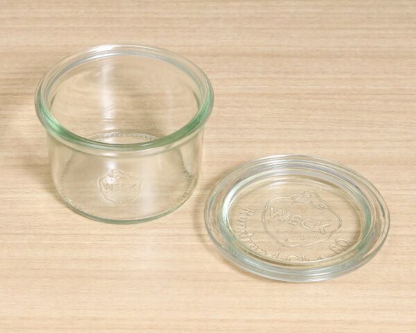 ウェック（WECK） モールド/Mold シェイプ ガラスキャニスター 170ml 直径Mサイズ 6個セット