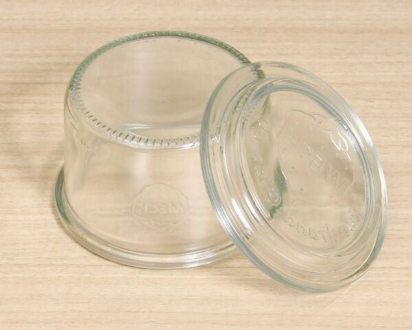 ウェック（WECK） モールド/Mold シェイプ ガラスキャニスター 170ml 直径Mサイズ 6個セット