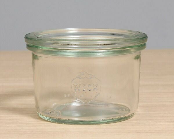 ウェック（WECK） モールド/Mold シェイプ ガラスキャニスター 170ml 直径Mサイズ 6個セット