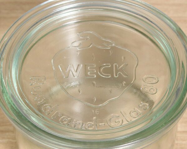 ウェック（WECK） モールド/Mold シェイプ ガラスキャニスター 170ml 直径Mサイズ 6個セット