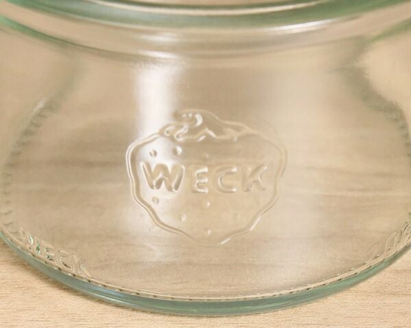ウェック（WECK） モールド/Mold シェイプ ガラスキャニスター 170ml 直径Mサイズ 6個セット