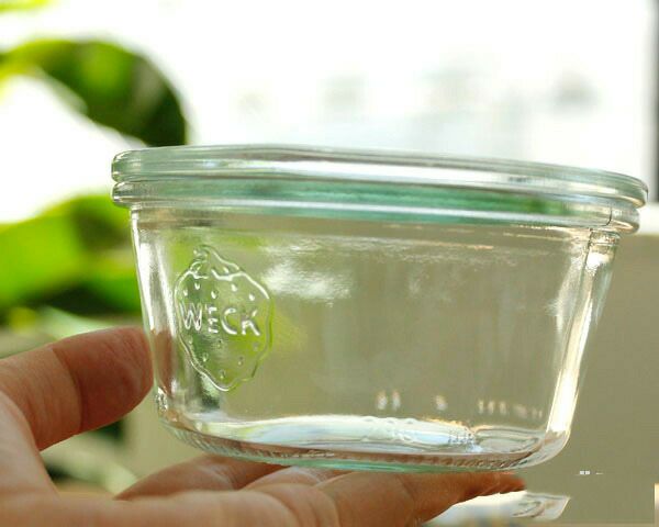 ウェック（WECK） モールド/Mold プラスティックカバー付モールドシェイプ250mlx6個セット