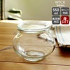 ウェック（WECK） デコ/Deco シェイプ ガラスキャニスター 550ml 直径Mサイズ