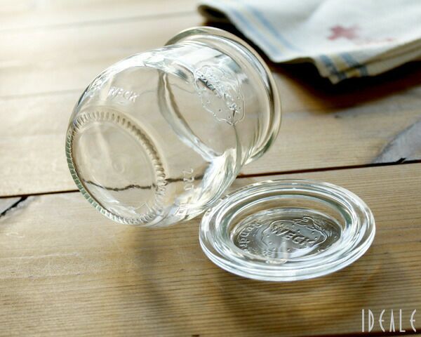 ウェック（WECK） チューリップ/Tulip シェイプ ガラスキャニスター 220ml 直径Sサイズ