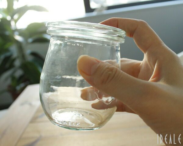 ウェック（WECK） チューリップ/Tulip シェイプ ガラスキャニスター 220ml 直径Sサイズ