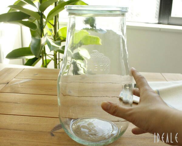 ウェック（WECK） チューリップ/Tulip シェイプ ガラスキャニスター 2700ml 直径Lサイズ