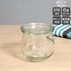 ウェック（WECK） チューリップ/Tulip シェイプ ガラスキャニスター 370ml 直径Mサイズ 6個セット