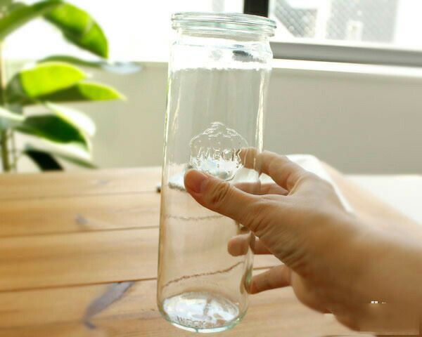 ウェック（WECK） ストレート/Straight プラスティックカバー付ストレートシェイプ600mlx6個セット