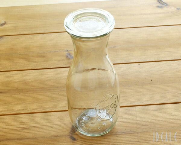 ウェック（WECK） ジュースジャー/Juice ガラスキャニスター 530ml 直径Sサイズ