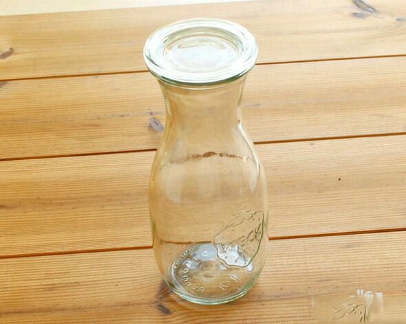 ウェック（WECK） ジュースジャー/Juice プラスティックカバー付ジュースジャー530mlx6個セット