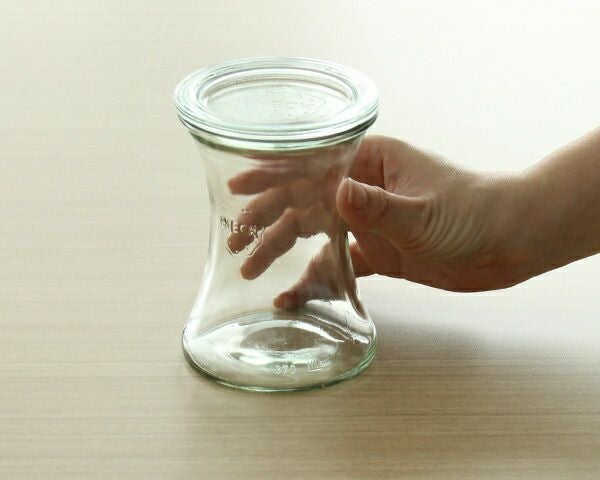 ウェック（WECK） デリカテッセン/Delikatessen ガラスキャニスター 370ml 直径Mサイズ 6個セット