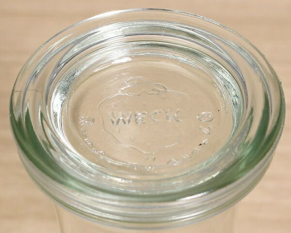 ウェック（WECK） デリカテッセン/Delikatessen ガラスキャニスター 100ml 直径XSサイズ 6個セット