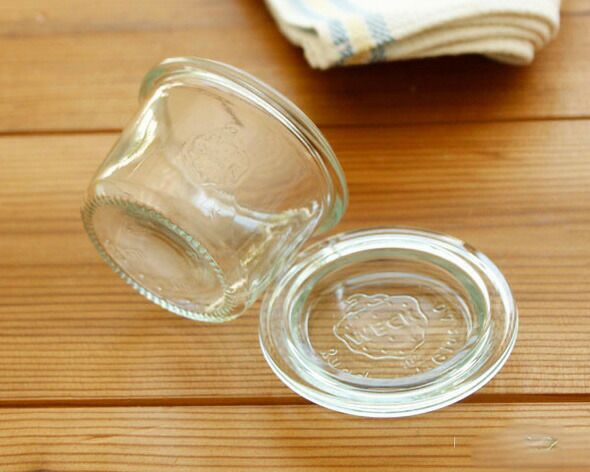 ウェック（WECK） モールド/Mold パッキン&クリップ付モールドシェイプ 80mlx6個セット