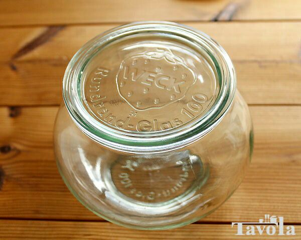 ウェック（WECK） デコ/Deco パッキン&クリップ付デコシェイプ 1.0Lx6個セット