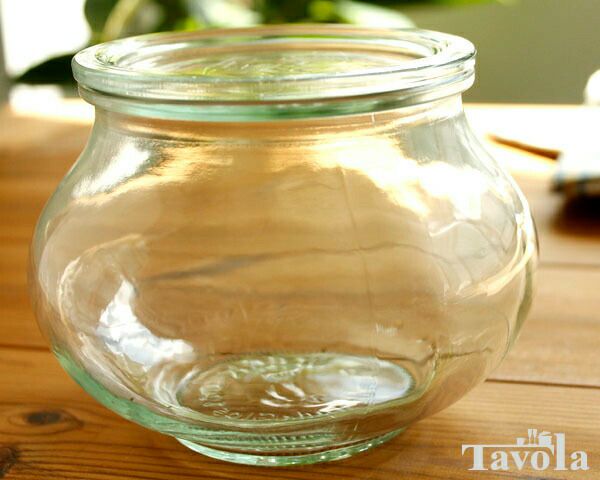 ウェック（WECK） デコ/Deco パッキン&クリップ付デコシェイプ 1.0Lx6個セット