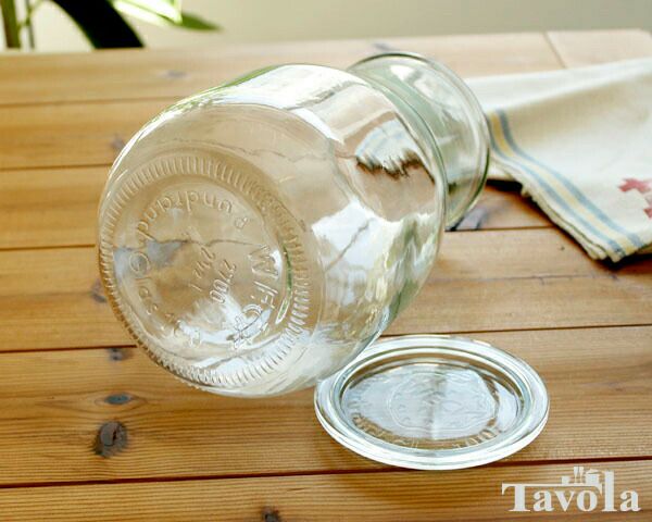 ウェック（WECK） チューリップ/Tulip パッキン&クリップ付チューリップシェイプ 2700mlx6個セット