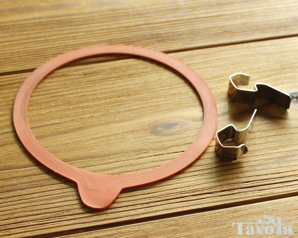 ウェック（WECK） チューリップ/Tulip パッキン&クリップ付チューリップシェイプ 2700mlx6個セット