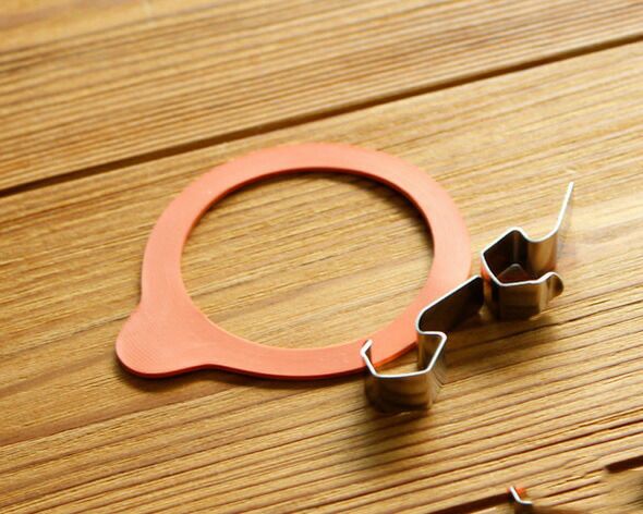 ウェック（WECK） ストレート/Straight パッキン&クリップ付ストレートシェイプ 340mlx6個セット