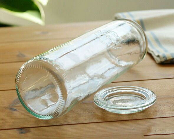 ウェック（WECK） ストレート/Straight パッキン&クリップ付ストレートシェイプ 600mlx6個セット