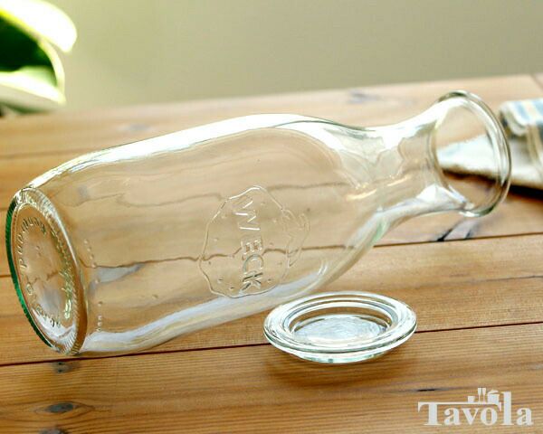 ウェック（WECK） ジュースジャー/Juice パッキン&クリップ付ジュースジャー 1.0Lx6個セット