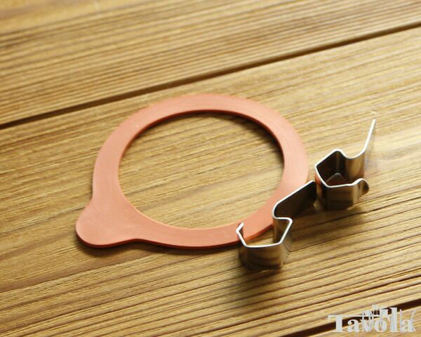 ウェック（WECK） ジュースジャー/Juice パッキン&クリップ付ジュースジャー 1.0Lx6個セット