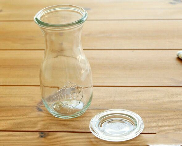 ウェック（WECK） ジュースジャー/Juice パッキン&クリップ付ジュースジャー 290mlx6個セット