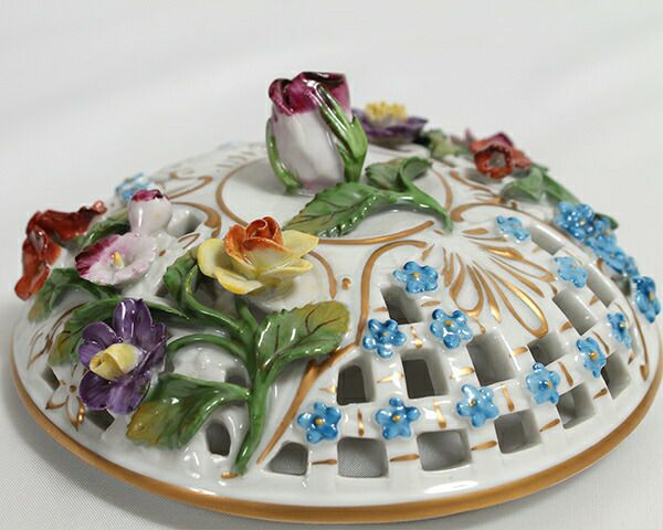 ドレスデン（Dresden） オープンワーク・フラワーピース飾りBOX11cm